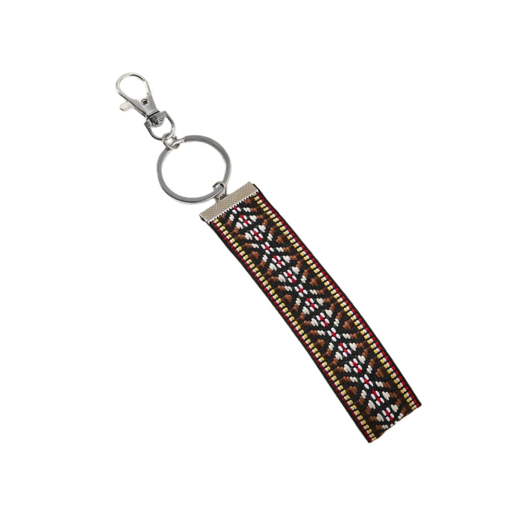 Wholesale Metal Ethnic Style Embroidery Keychain
